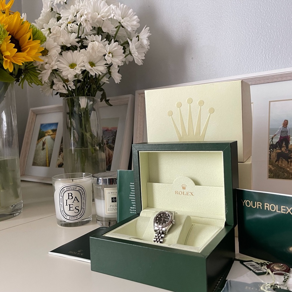 Rolex Jubilee diamond flute whgold stainless steel